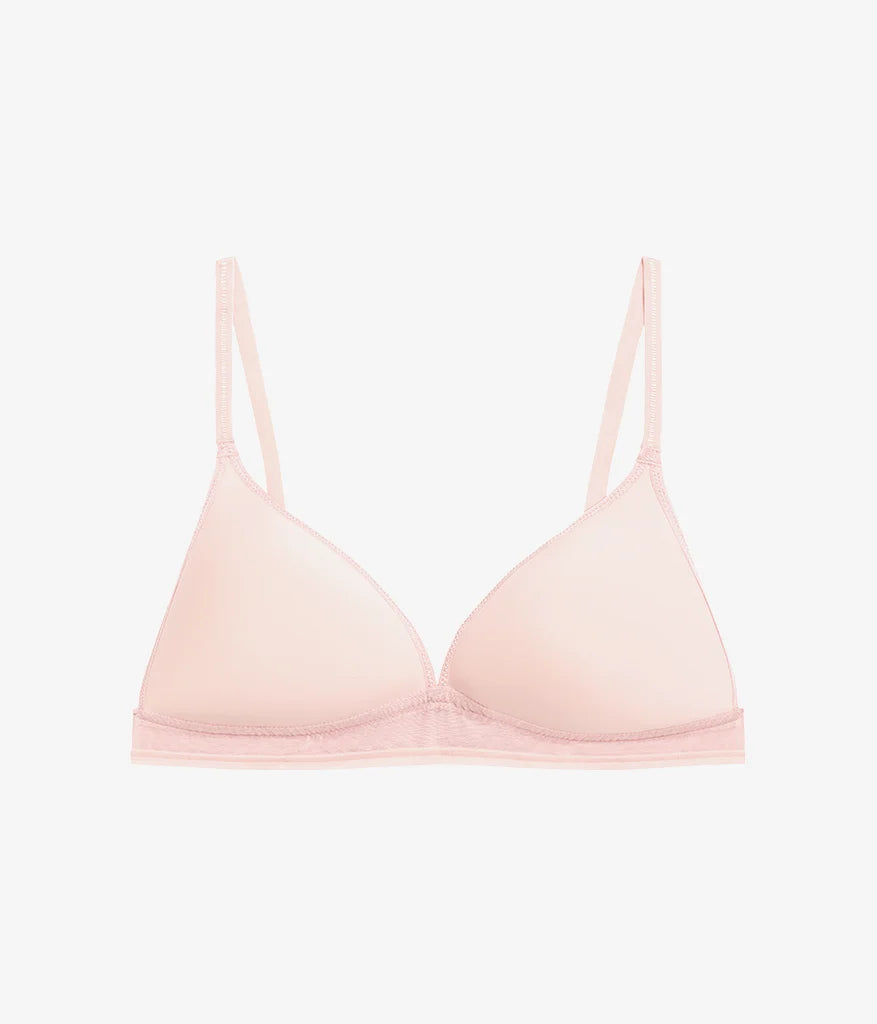 Full Transparency Bralette: Rose Smoke