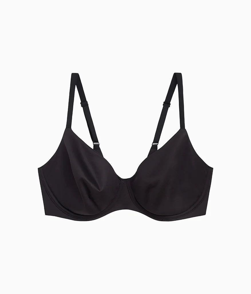 Sleek Standard Underwire Bra: Black