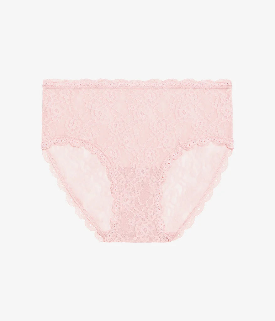 Effortlessly Lace Hipster: Blush Pink