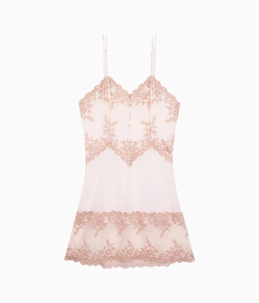 Embrace Lace® Chemise: Angel Wing/Rose Dust
