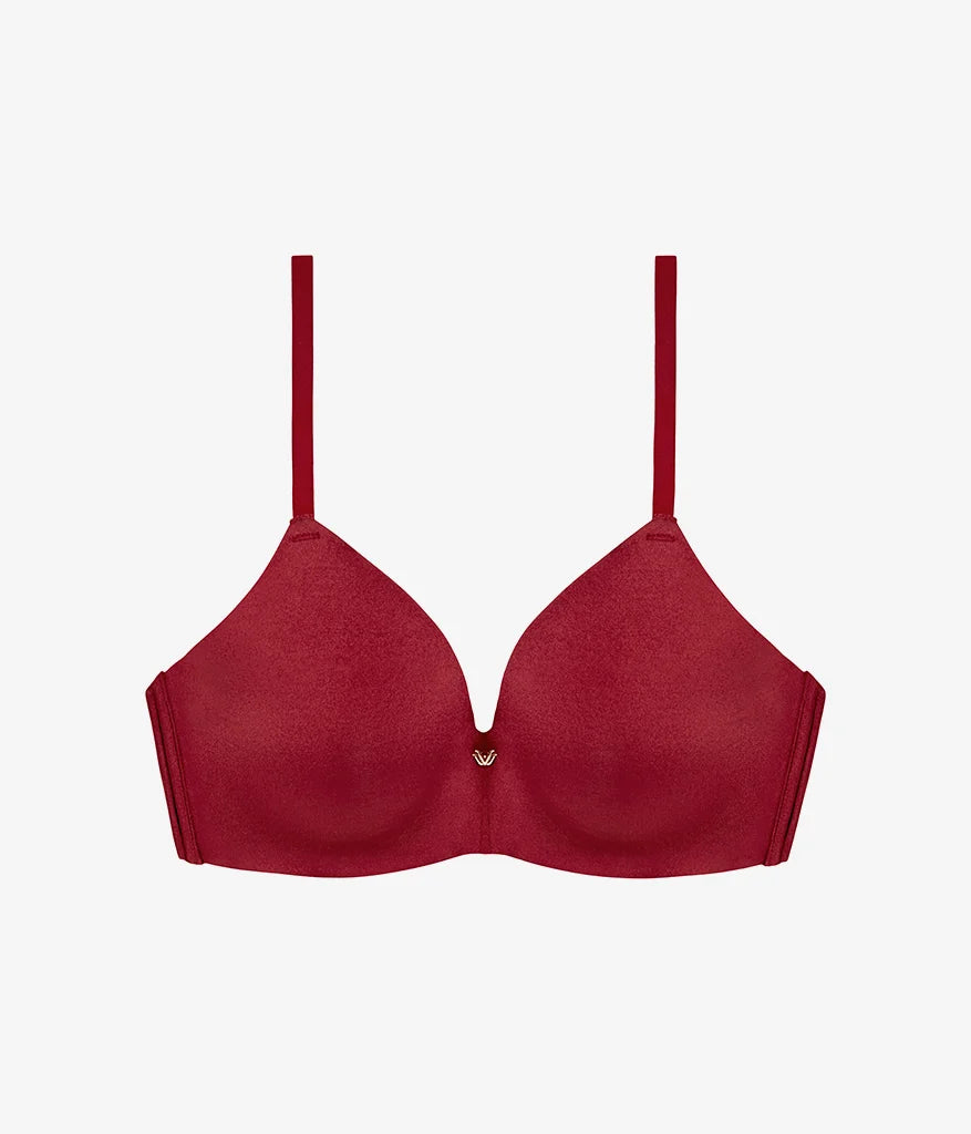 Baseline Wire Free T-Shirt Bra: Cabernet