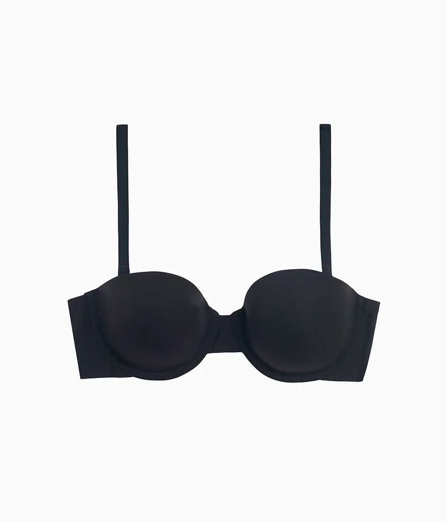 Comfort First Strapless Bra: Black