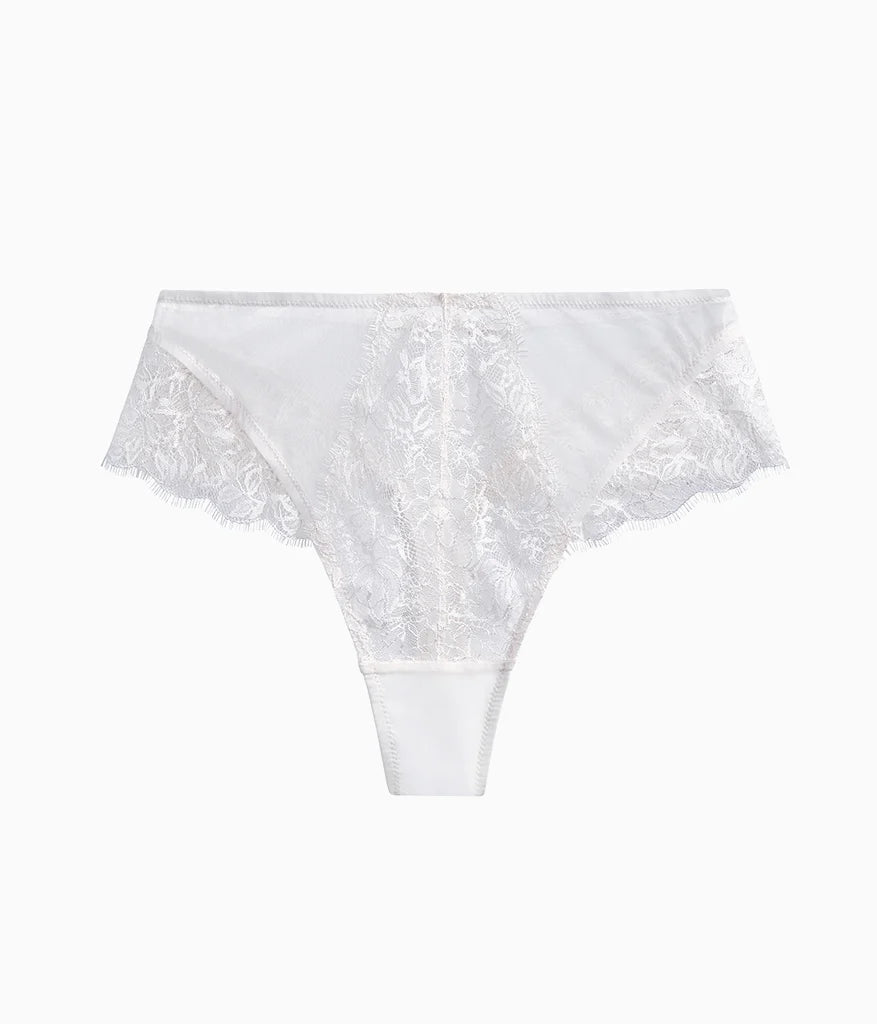 It's On Hi-Waist Thong: Sea Salt