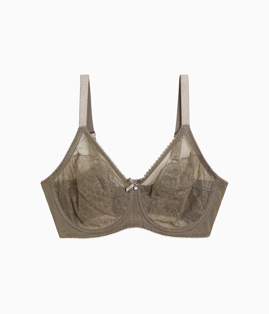 Retro Chic Full Figure Underwire Bra: Bungee Cord