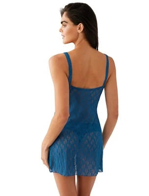 Lace Kiss Chemise: Mulberry