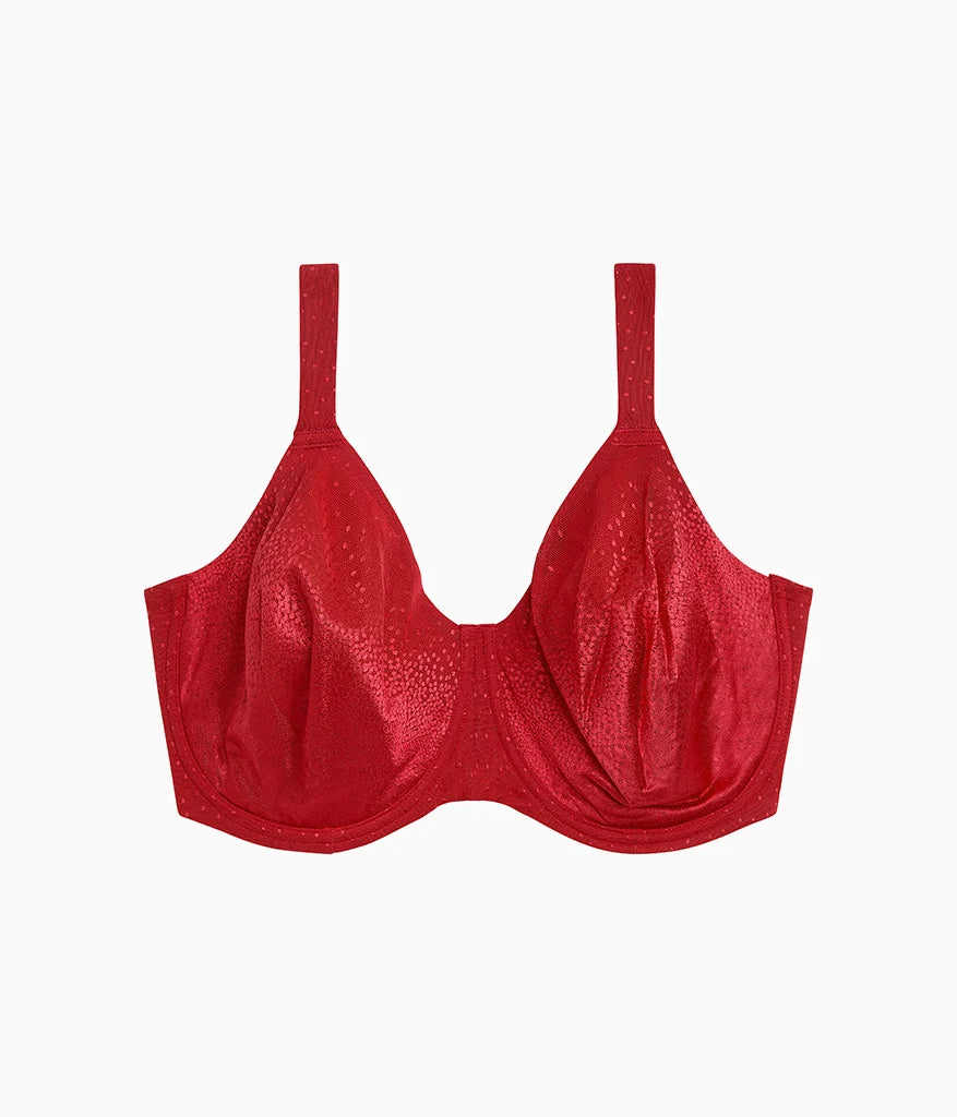Back Appeal® H-K Cup Underwire Bra: Regina Red