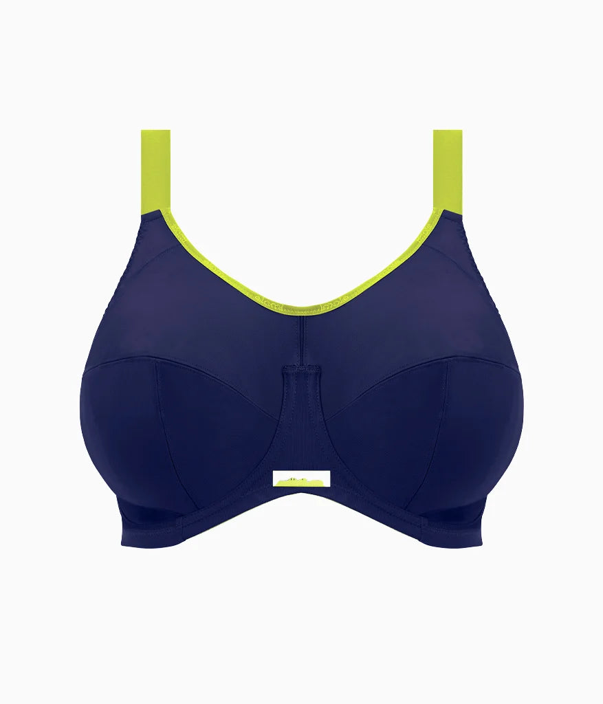Energise Full Figure Underwire Sport Bra: Navy