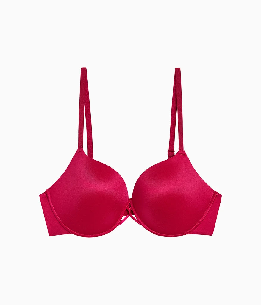 Undercover Plunge T-Shirt Bra: Cerise