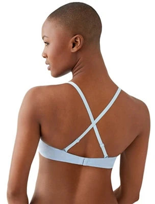 Cotton To A Tee Plunge T-Shirt Bra: Dream Blue