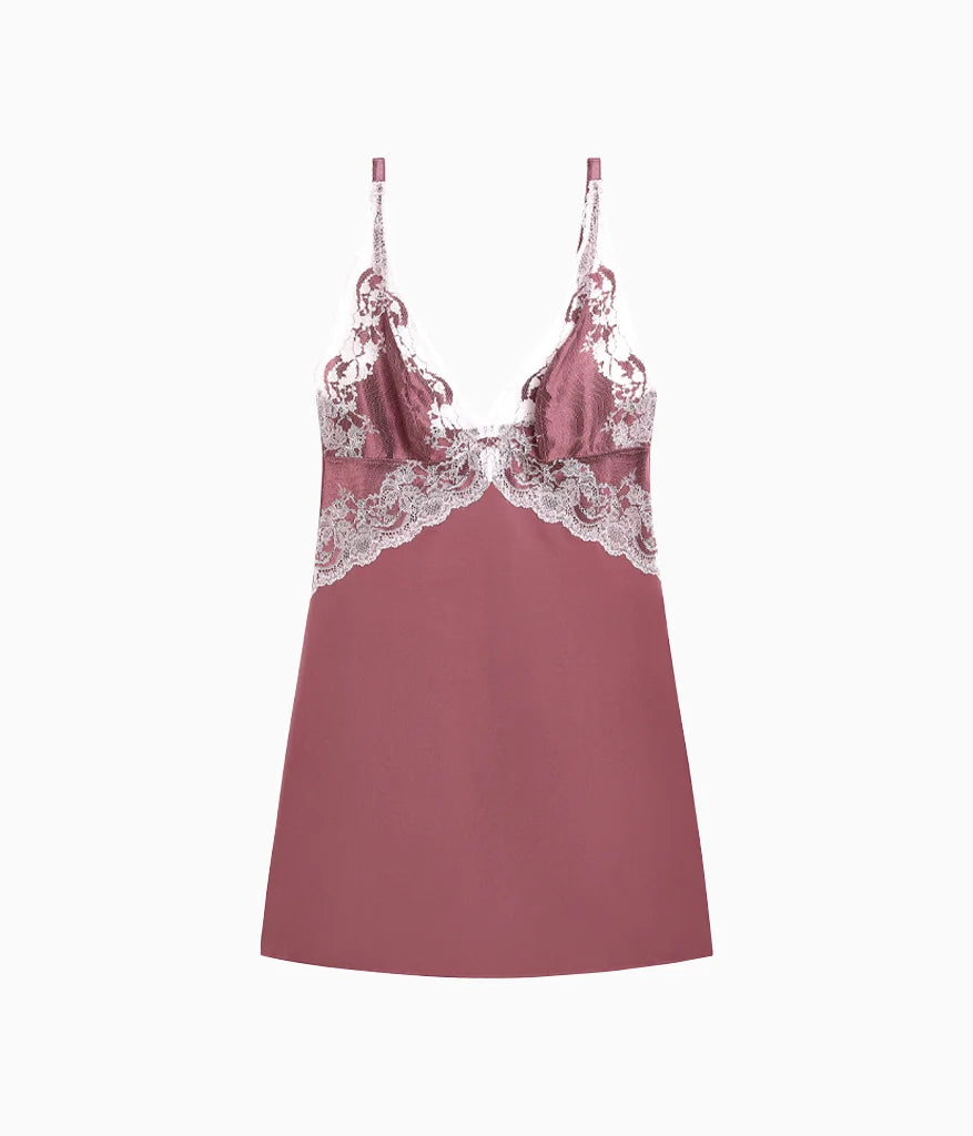 Modern Affair Chemise: Rose Brown/Cradle Pink