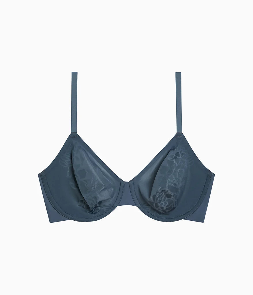 Confidence Boost™ Underwire Bra: Dark Slate