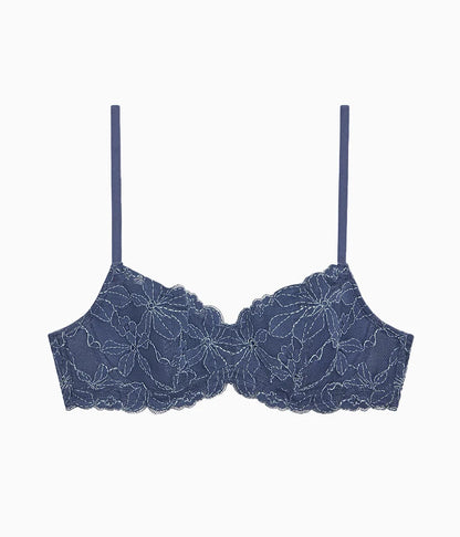 Feeling Famous Balconette Contour Bra: Crown Blue/ Blue Glow