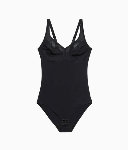 Elevated Allure Wire Free Shaping Body Briefer: Black