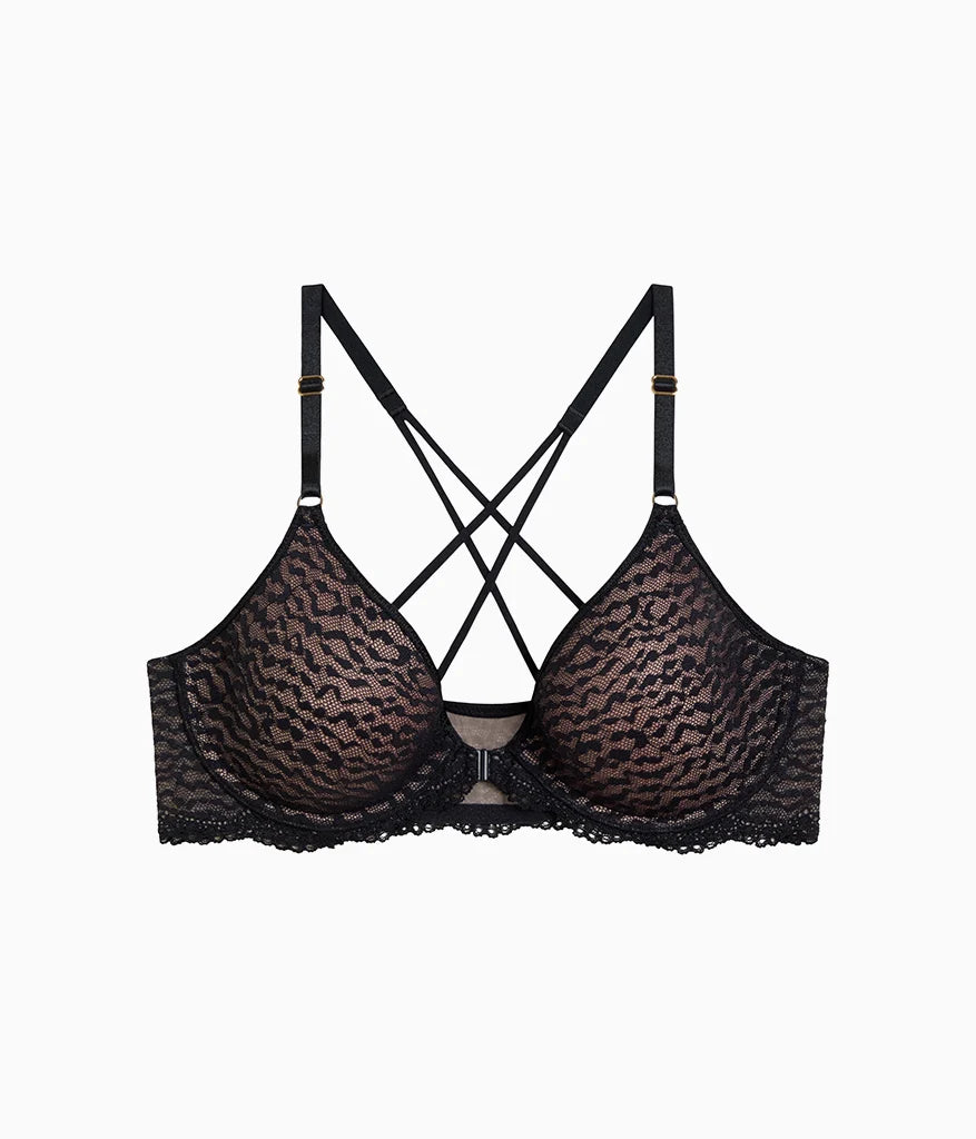 Untamed Front Close T-Shirt Bra: Night