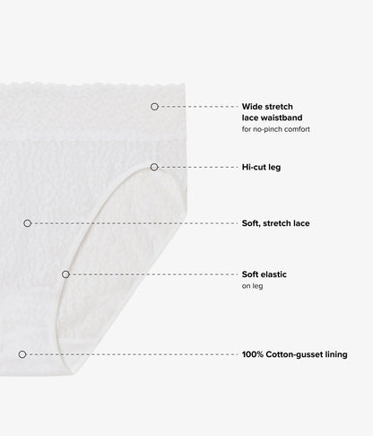 High Bar™ Hi Cut: White