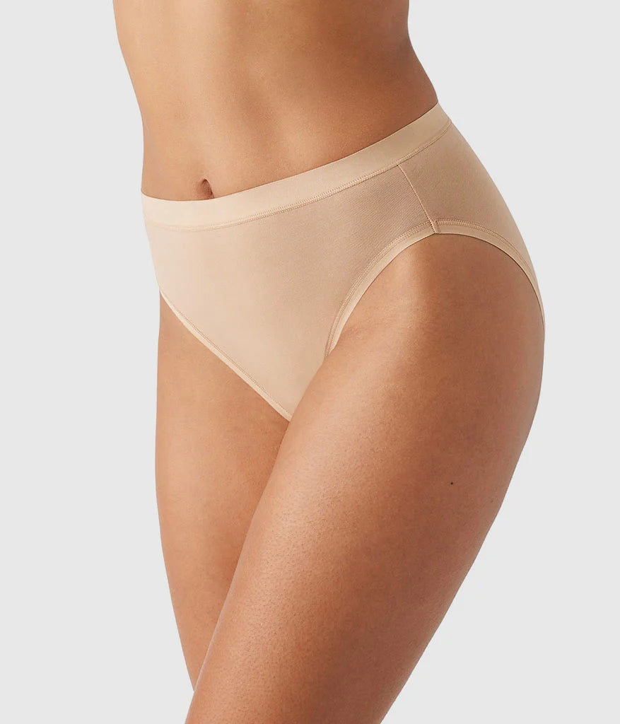 Understated Cotton Hi-Cut: Praline