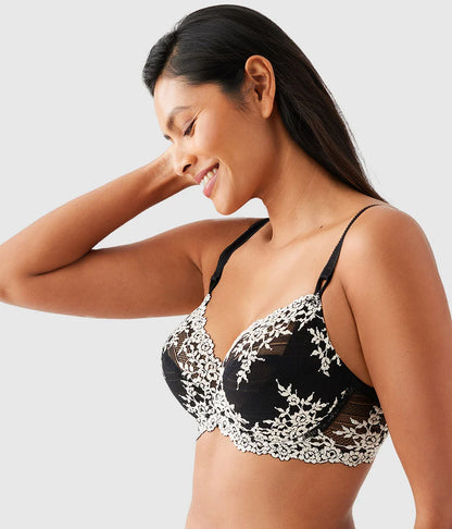 Embrace Lace®  Underwire Bra: Black