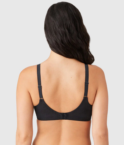 Back Appeal® Wire Free T-Shirt Bra: Black