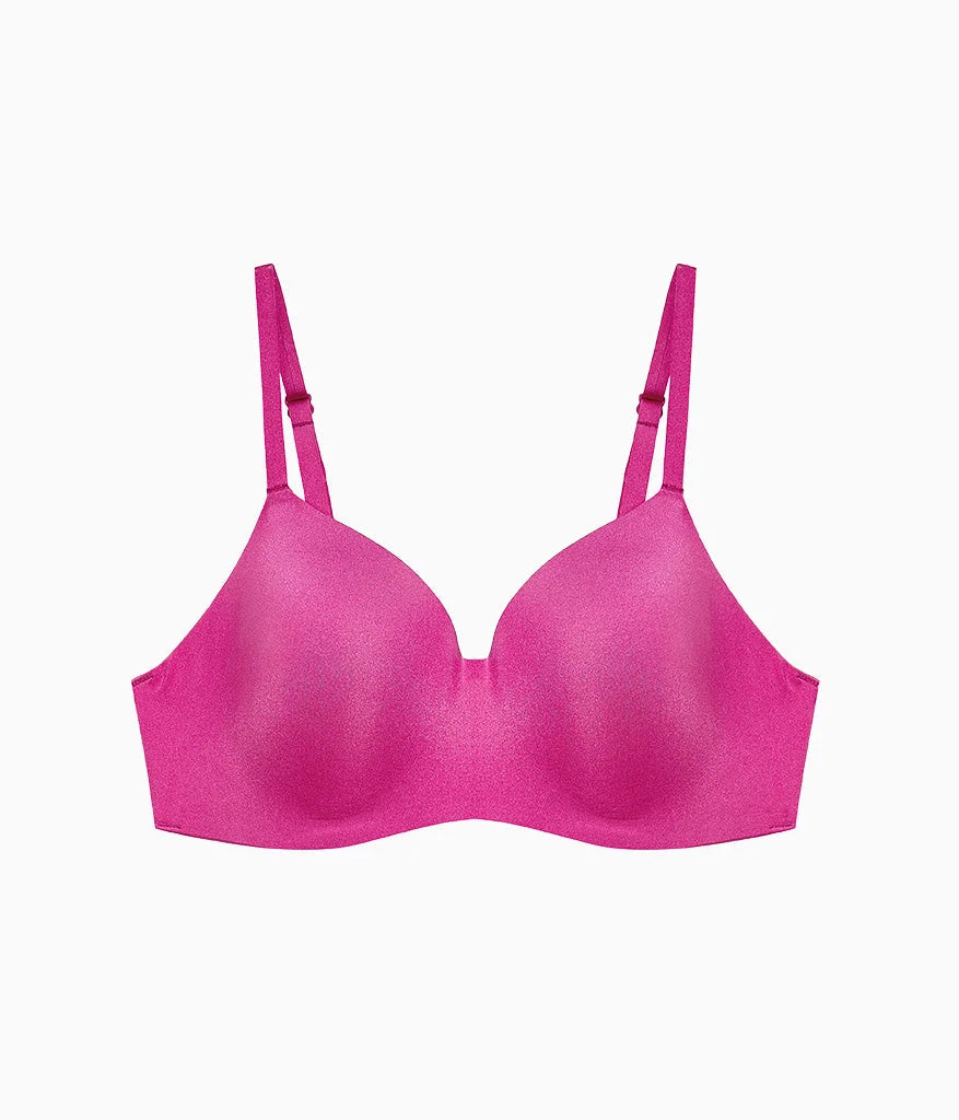 Spotlight Wire Free T-Shirt Bra: Fuchsia Red