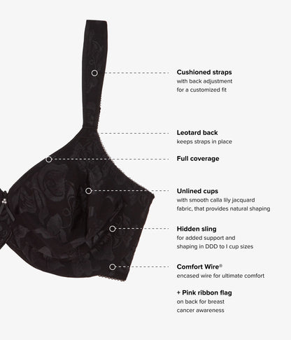 Awareness Underwire Bra: Black