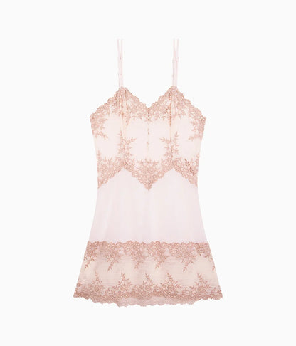 Embrace Lace® Chemise: Angel Wing/Rose Dust