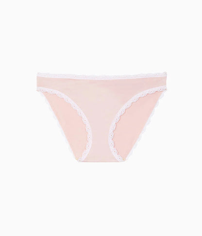 Inspired Eyelet Bikini: Rose Smoke