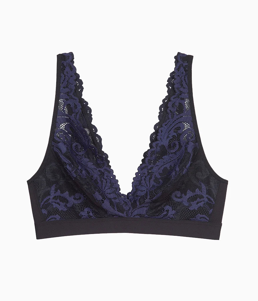 Instant Icon® Bralette: Black/Eclipse