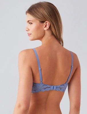 Feeling Famous Wire Free Push Up Bra: Night/Angel Wing