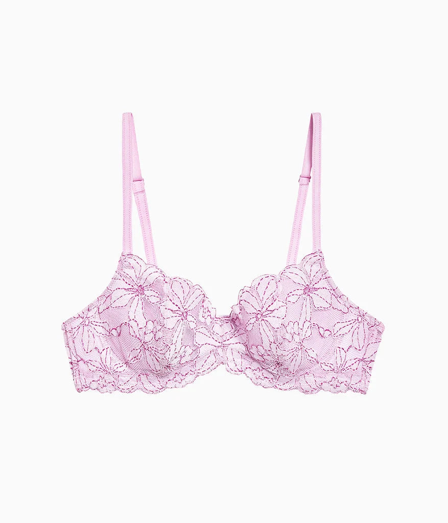 Feeling Famous Balconette Contour Bra: Pink Lavender/Very Berry