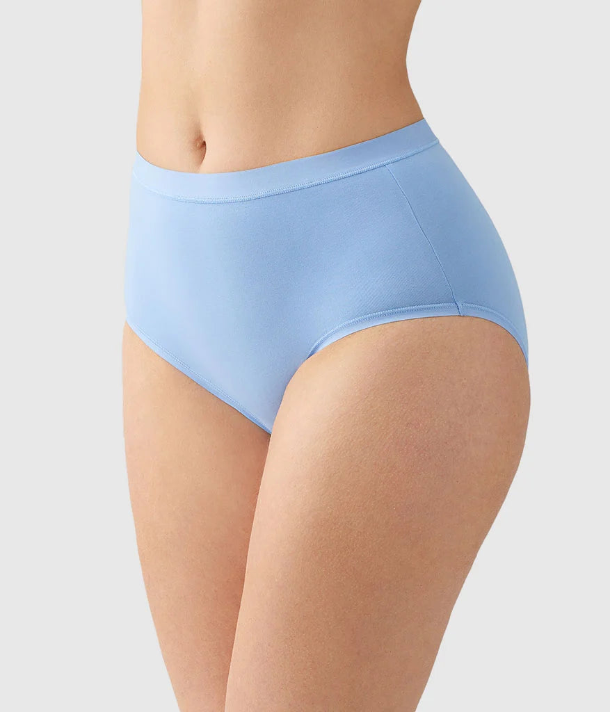 Understated Cotton Brief: Bel Air Blue