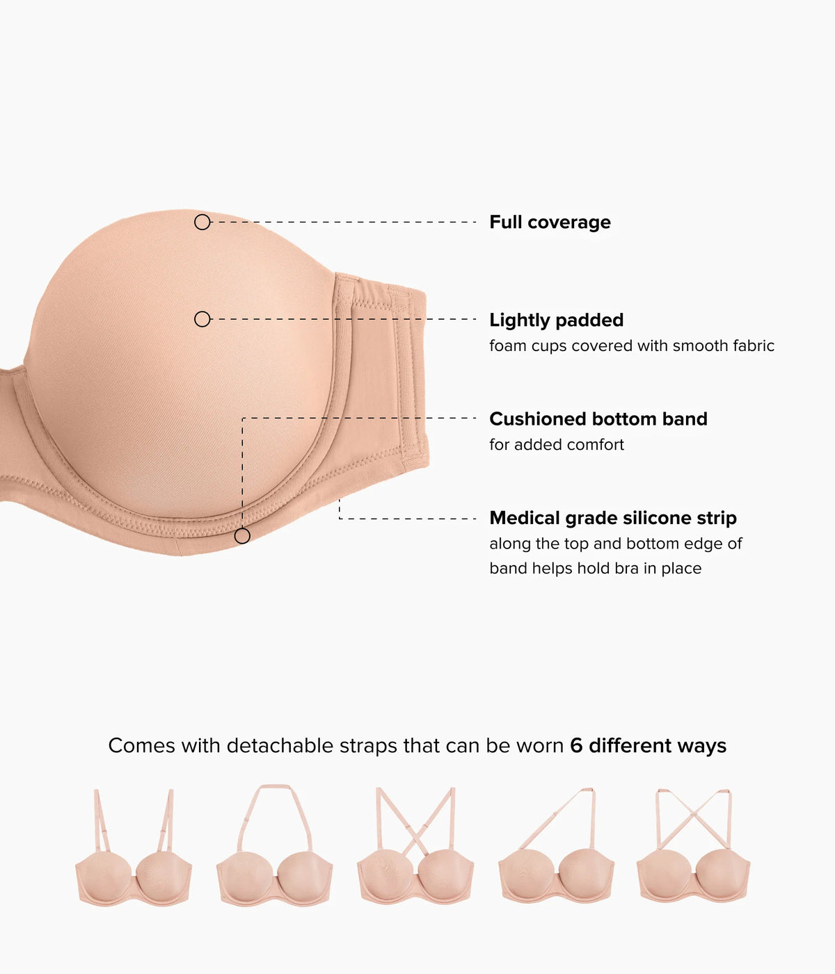 Red Carpet™ Strapless Underwire Bra: Roebuck