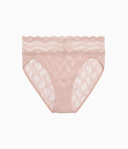 Lace Kiss Hi-Leg: Rose Smoke