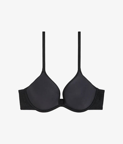 Full Transparency Plunge T-Shirt Bra: Night