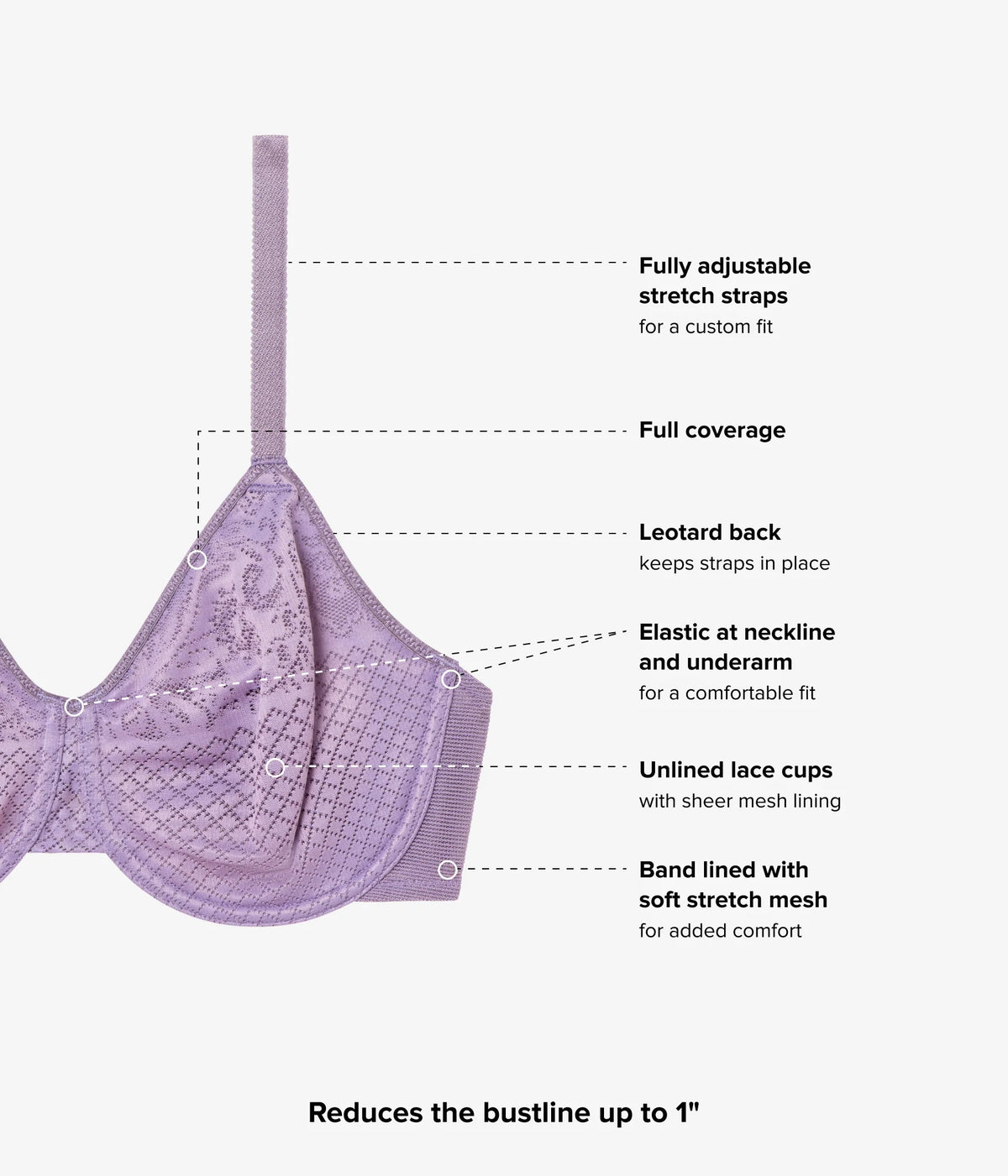Visual Effects Minimizer Bra: Italian Grape