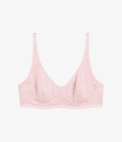 Effortlessly Lace Underwire Bra: Blush Pink