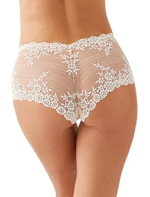Embrace Lace® Boyshort: Sand/Ivory