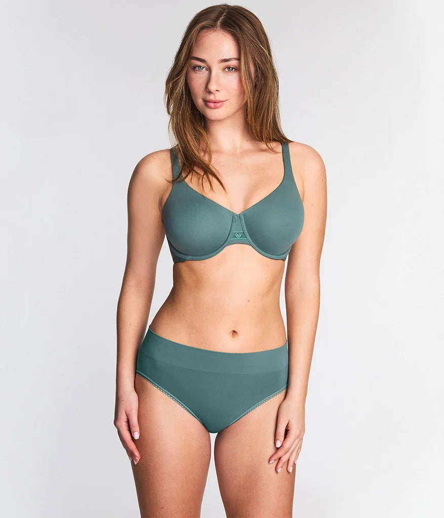 Ever Flexing™ Underwire Bra: Silver Pine