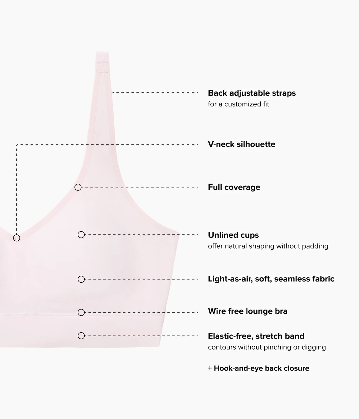 Easy Like Sunday™ Wire Free Bra: Cradle Pink