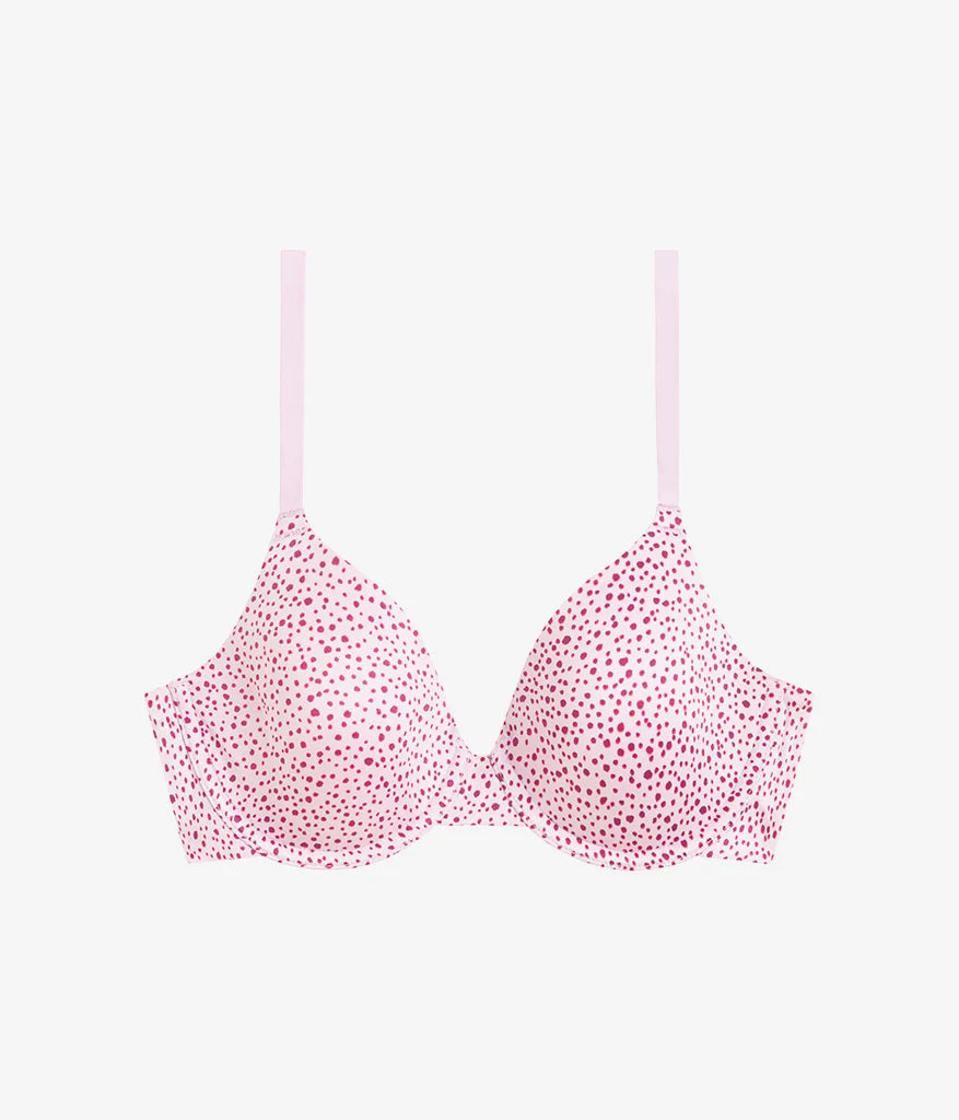 Future Foundation T-Shirt Bra: Dusk Pink Dots