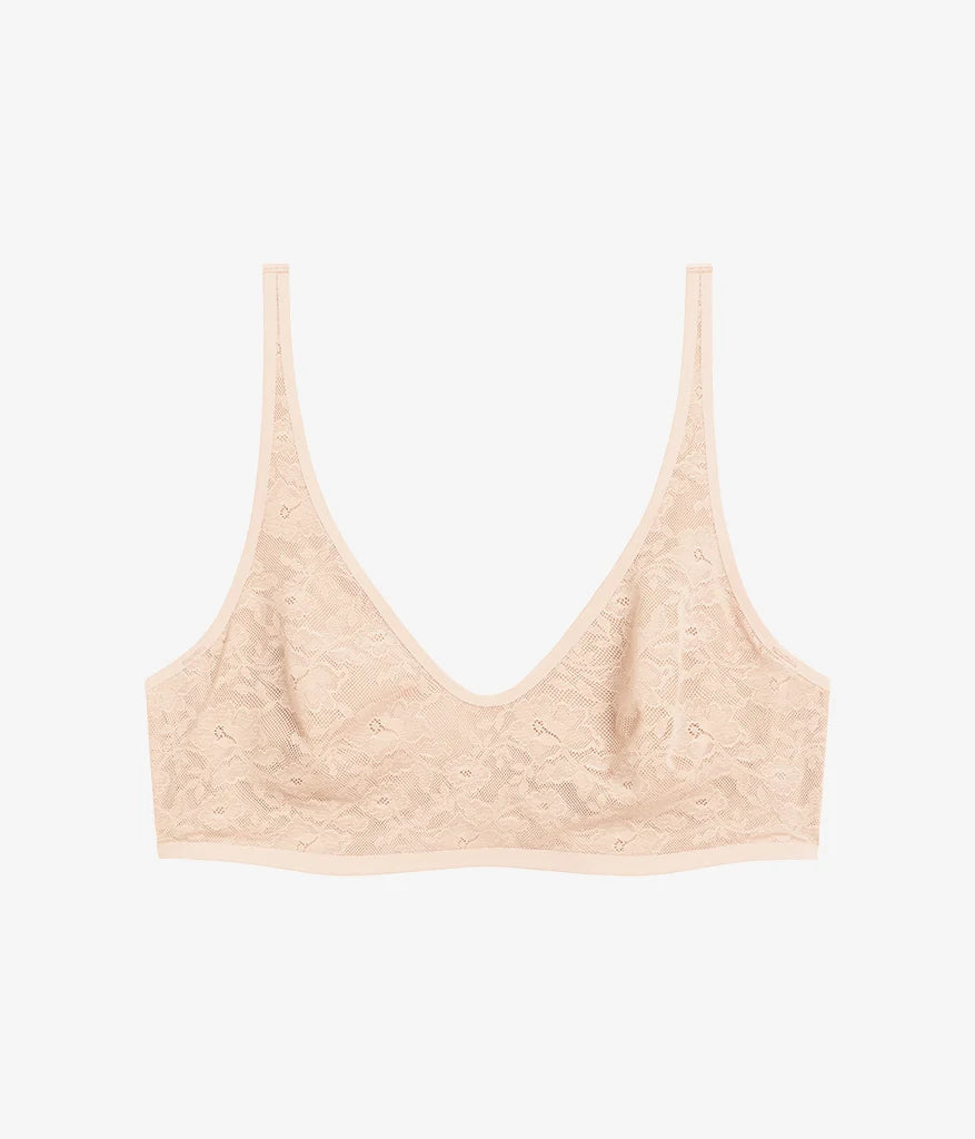 Effortlessly Lace Underwire Bra: Au Natural