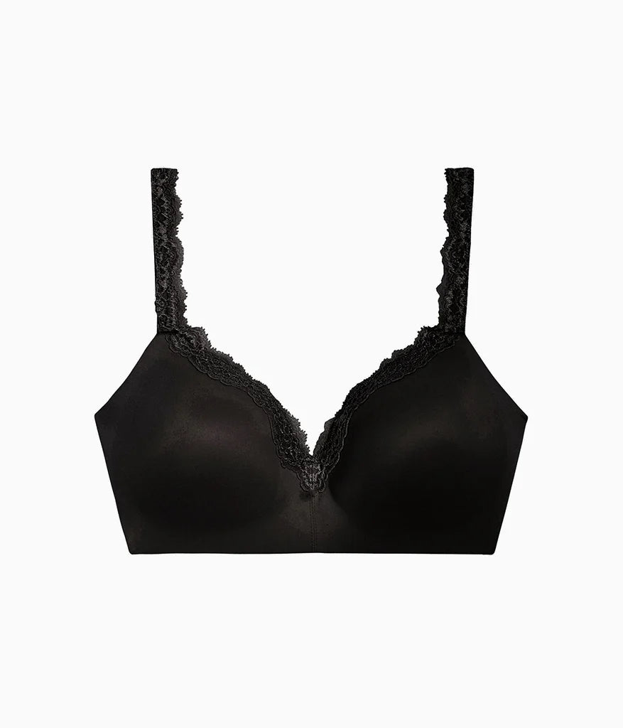Softly Styled Wire Free T-Shirt Bra: Black