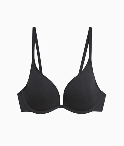 Cotton To A Tee Plunge T-Shirt Bra: Night
