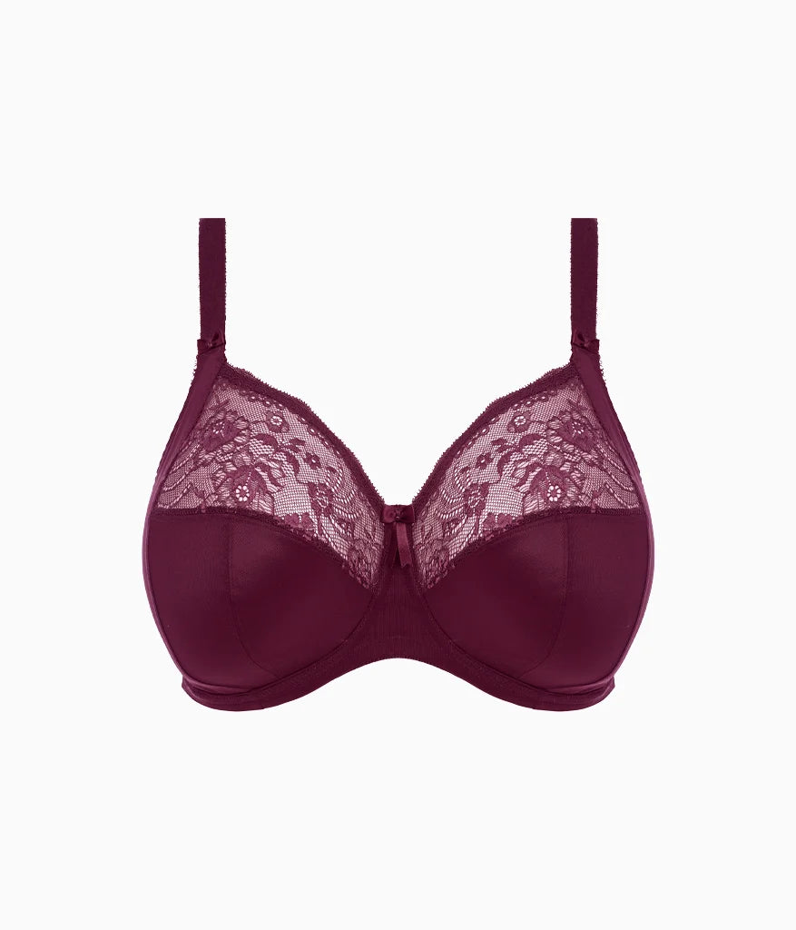 Morgan Stretch Banded Underwire Bra: Blackberry