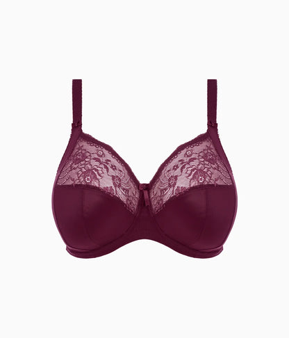 Morgan Stretch Banded Underwire Bra: Blackberry