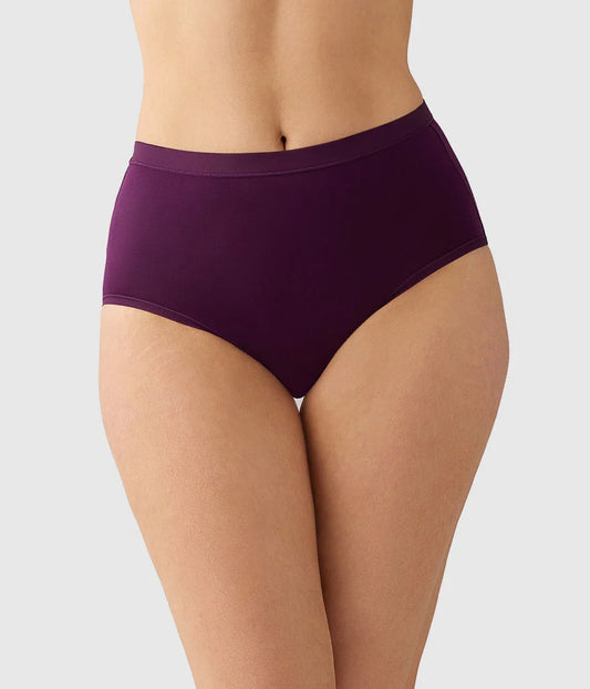 Understated Cotton Brief: Winter Bloom