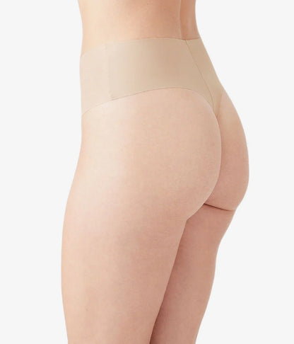 b.bare Hi-Waist Thong: Au Natural