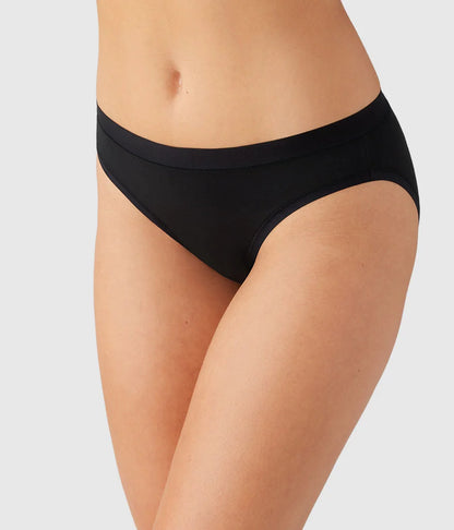 Understated Cotton Bikini: Black