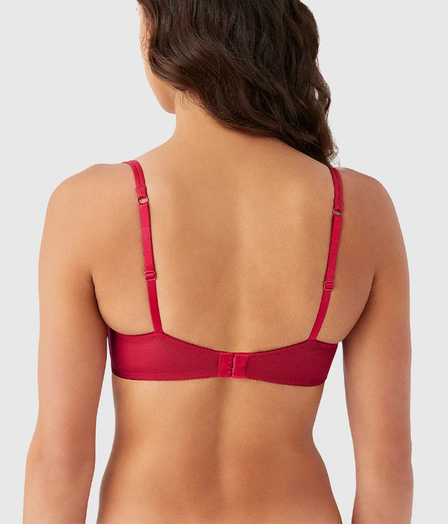 Ciao Bella Balconette Bra: Persian Red