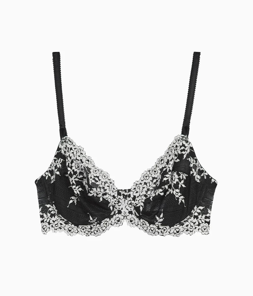Embrace Lace®  Underwire Bra: Black