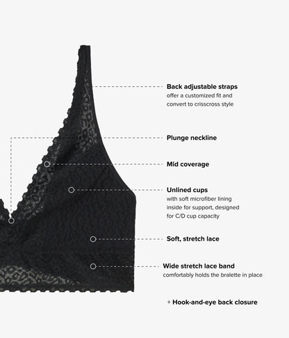 High Bar™ Bralette: Black